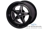 Rear Wheel - Black Diamond Cut - 15x10